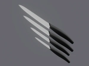 Ceramic Knives 3D Model