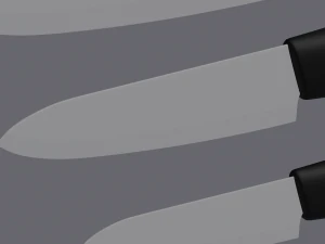 Ceramic Knives 3D Model