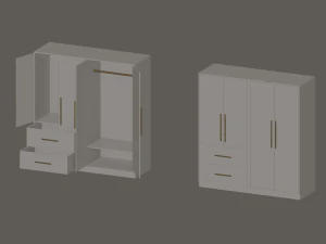 옷장 3D 모델