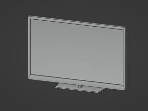 Flat Screen TV 3D Model