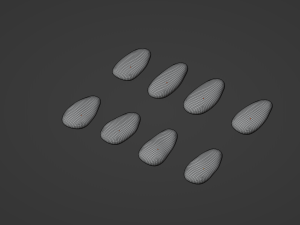 Sunflower Seeds 3Dモデル