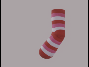 Sock Modelo 3D