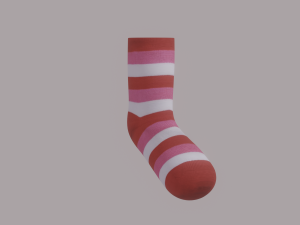 Sock Modelo 3D