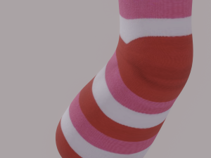 Sock Modelo 3D