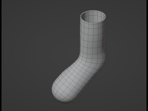 Sock Modelo 3D