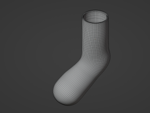 Sock Modelo 3D