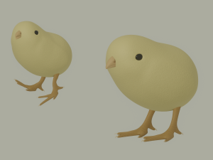 Chick Modelo 3D