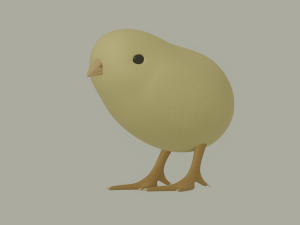 Chick Modelo 3D