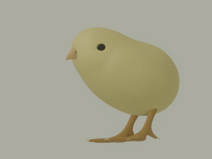 Chick Modelo 3D