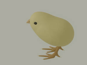 Chick Modelo 3D