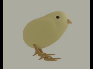 Chick Modelo 3D
