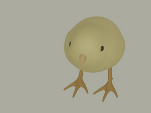 Chick Modelo 3D