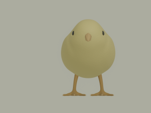Chick Modelo 3D