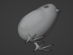 Chick Modelo 3D
