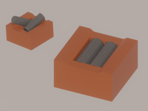 Double Roller Crushers Modelo 3D