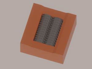 Double Roller Crushers 3D Model