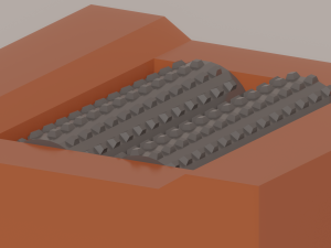 Double Roller Crushers 3D Model