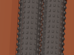 Double Roller Crushers 3D Model