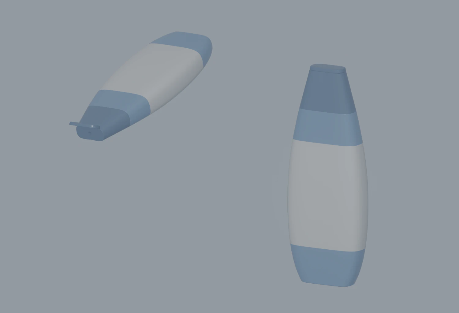 Shampoo Bottle 3D Model .c4d .max .obj .3ds .fbx .stl .blend 