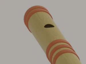 Flauto Modello 3D