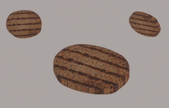Patty 3D Model .c4d .max .obj .3ds .fbx .stl .blend 