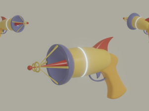 Laser Pistol 3D 模型