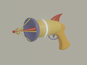 Laser Pistol 3D Model