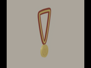 Gold Medal Award Modello 3D