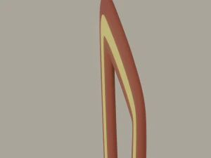 Gold Medal Award 3D Model