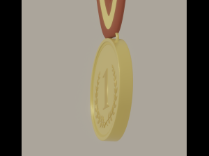 Gold Medal Award Modello 3D