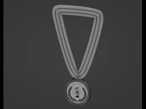 Gold Medal Award 3D Model