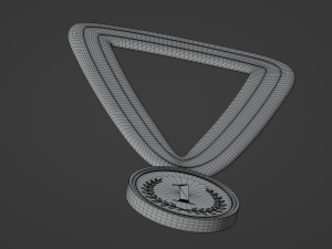 Gold Medal Award Modello 3D