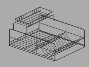 Dish Drying Rack 3D-Modell