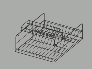 Dish Drying Rack 3D 模型
