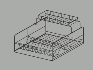 Dish Drying Rack 3D 模型