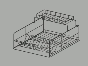 Dish Drying Rack 3D Model