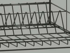 Dish Drying Rack 3D Model