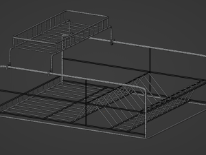 Dish Drying Rack 3D 模型