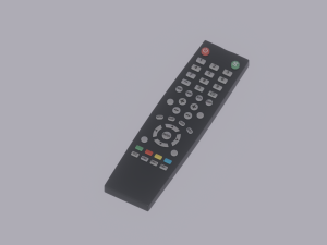 TV Remote Control Modèle 3D