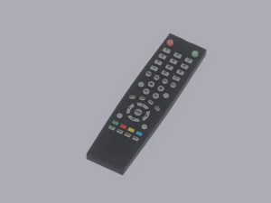 TV Remote Control 3D Model