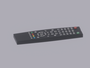 TV Remote Control Modèle 3D
