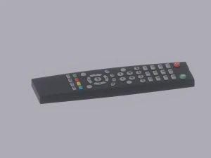TV Remote Control 3D Model