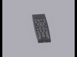 TV Remote Control Modèle 3D