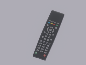 TV Remote Control Modèle 3D
