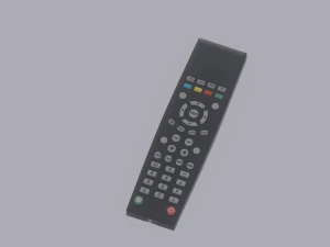 TV Remote Control 3D Model