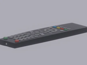 TV Remote Control 3D Model