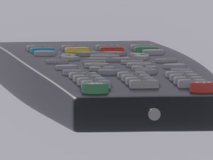 TV Remote Control Modèle 3D