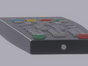 TV Remote Control 3D Model