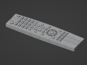 TV Remote Control Modèle 3D