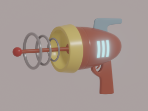 Laser Pistol 3D Model